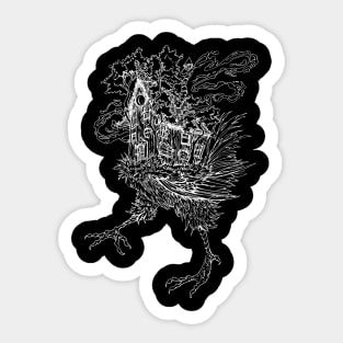 Baba Yaga's Hut Sticker